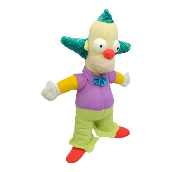 The Simpsons Krusty The Clown Plush 16" Stuffed Toy 2005 NANCO 20th Century Fox - Picture 2 of 14